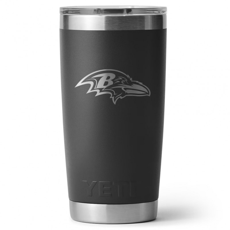 Ravens Yeti Tumbler 20 Oz. Black