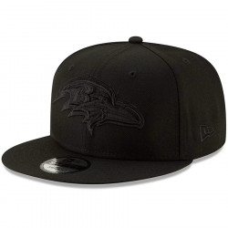 Men's New Era Tonal Black 9Fifty Snapback Cap