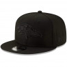 Men's New Era Tonal Black 9Fifty Snapback Cap